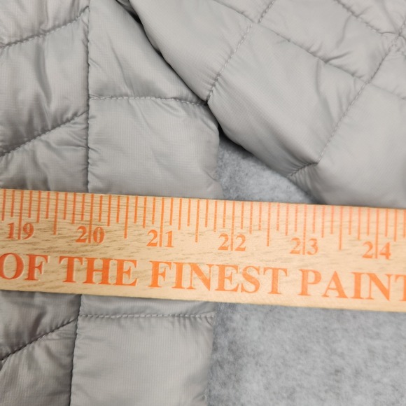North Face Jacket Thermoball Eco Puffer Mens Medium Gray Full Zip EUC - Picture 12 of 12